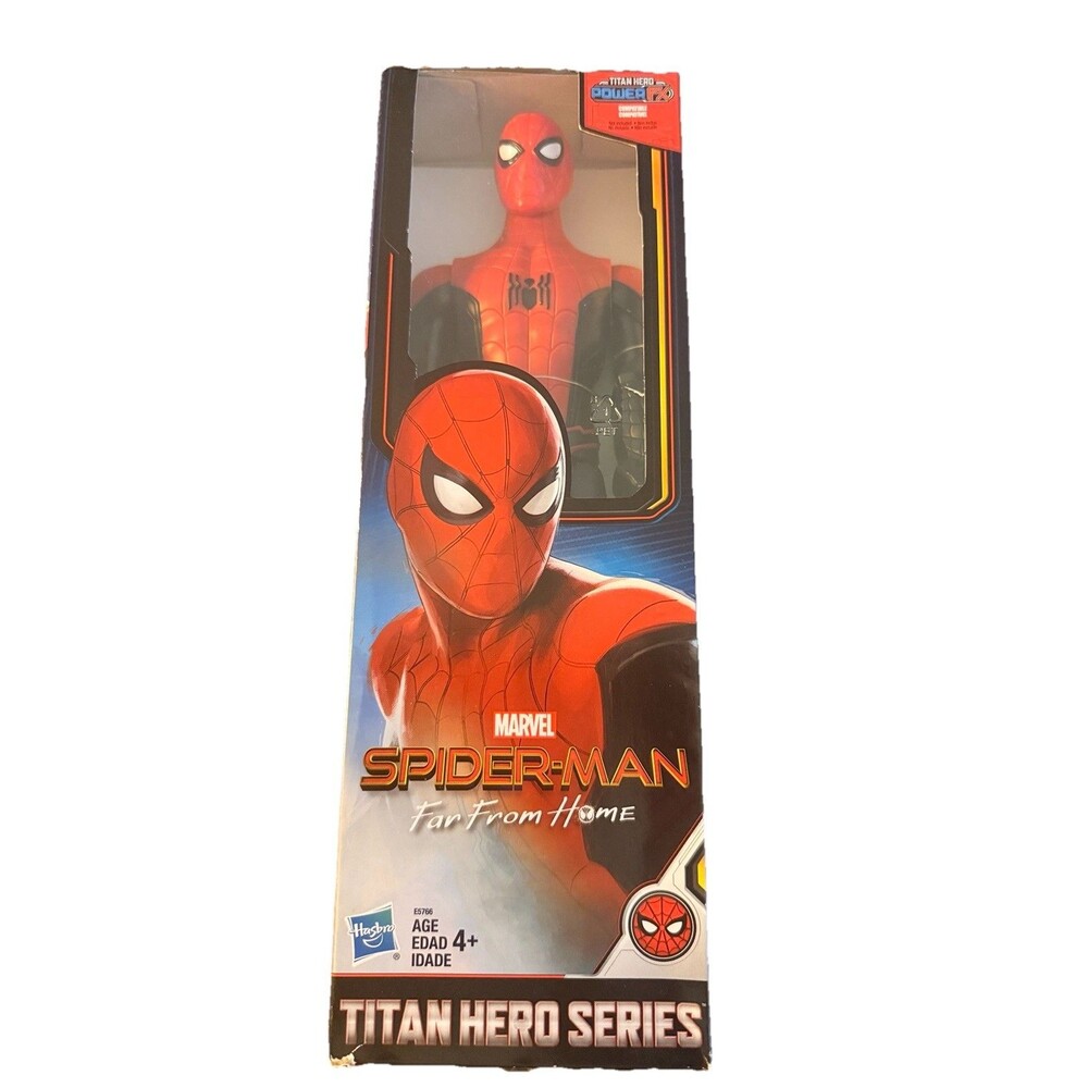 Marvel Spider-Man: Far From Home Titan Hero Series Spider-Man 12-Inch NIB